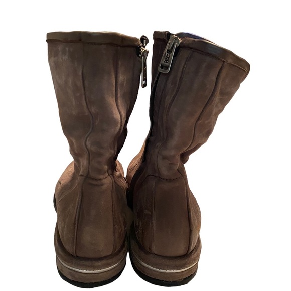 A.S. 98 Traver Tobacco Suede Leather Ankle Bootie Boots Size 38 - Picture 4 of 16
